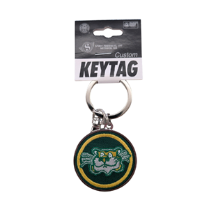 Charlie Head Embroidered Key Tag - main view
