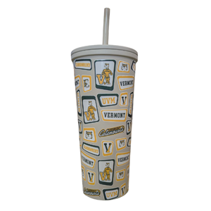 Leaning Charlie Motif Travel Tumbler - main view