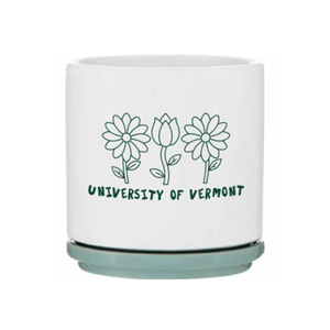 University Of Vermont Flowers Ceramic Planter - main view