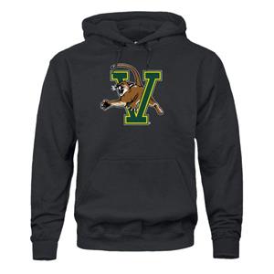 NEW AGENDA FULL COLOR V/CAT HOODED SWEATSHIRT -  black