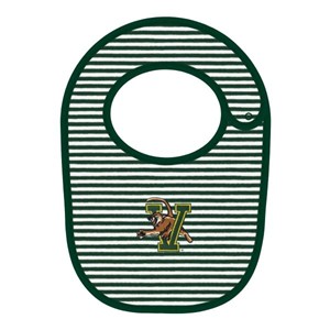 Creative Knitwear Embroidered V/Cat Striped Bib - main view