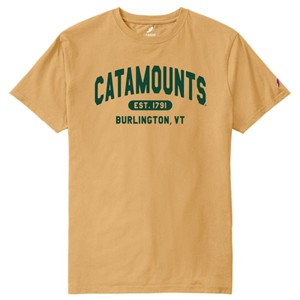 League Catamounts Est 1791 Burlington, VT T-Shirt - main view