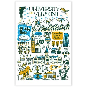 Julia Gash UVM 12 X 18 Poster - main view
