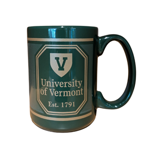 Shield Logo Est 1791 Gold Frame Mug - main view