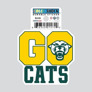 GO Cats Rally Mark Color Shock Durable Sticker - main view