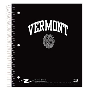 Notebook 3 Subject Vermont Over Seal - main view